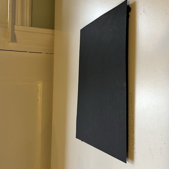 🖤✨ Black Glitter Flower Embellishment Artwork | Elegant Décor | 8.5” x 11” 🌸💫 - Picture 7 of 7